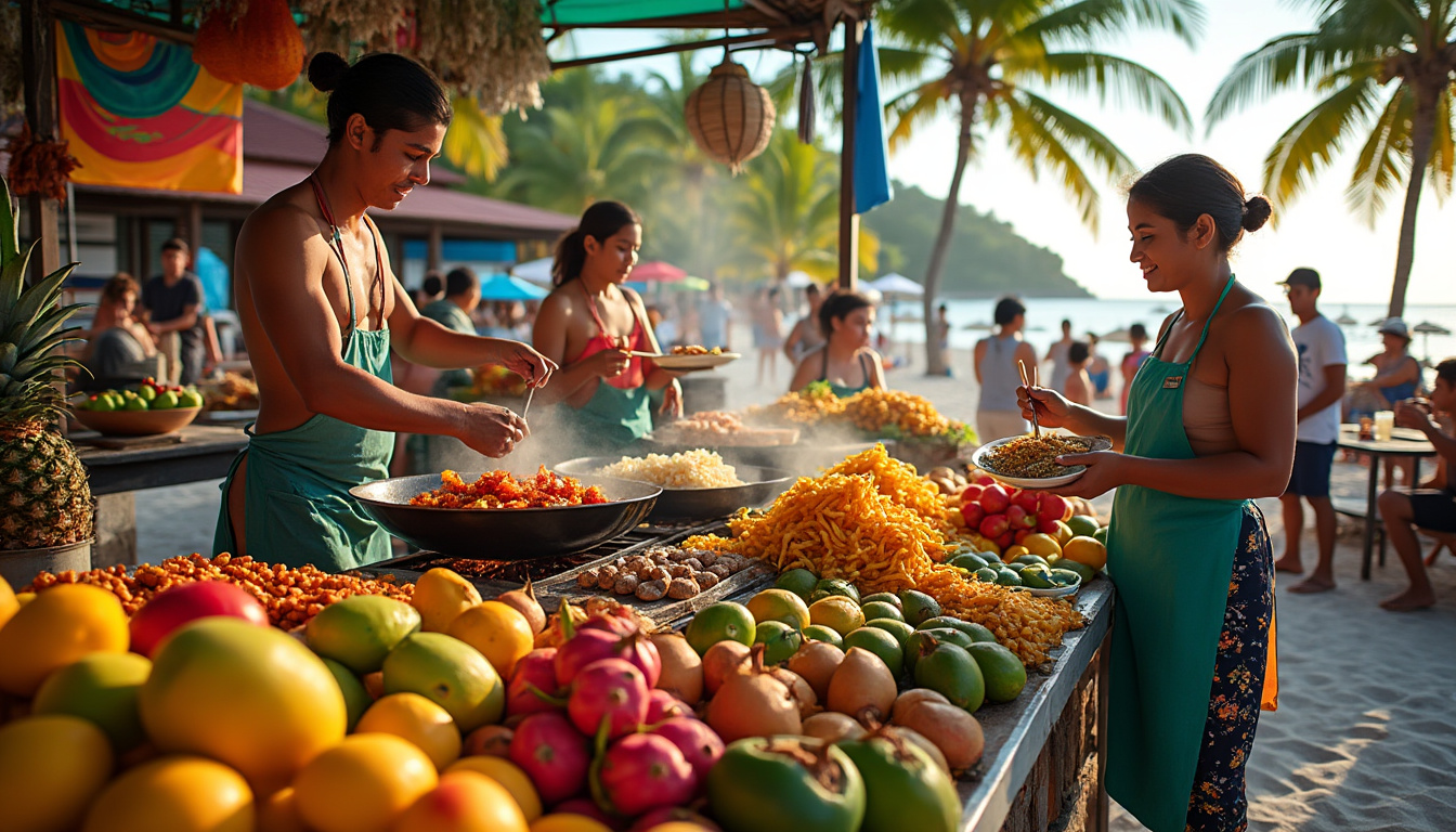 découvrez ces îles où la street food est bien plus qu'un simple repas : une véritable institution culinaire. partez à la rencontre des saveurs authentiques, des recettes traditionnelles et des expériences gastronomiques inoubliables qui font vibrer les papilles des locaux et des visiteurs.