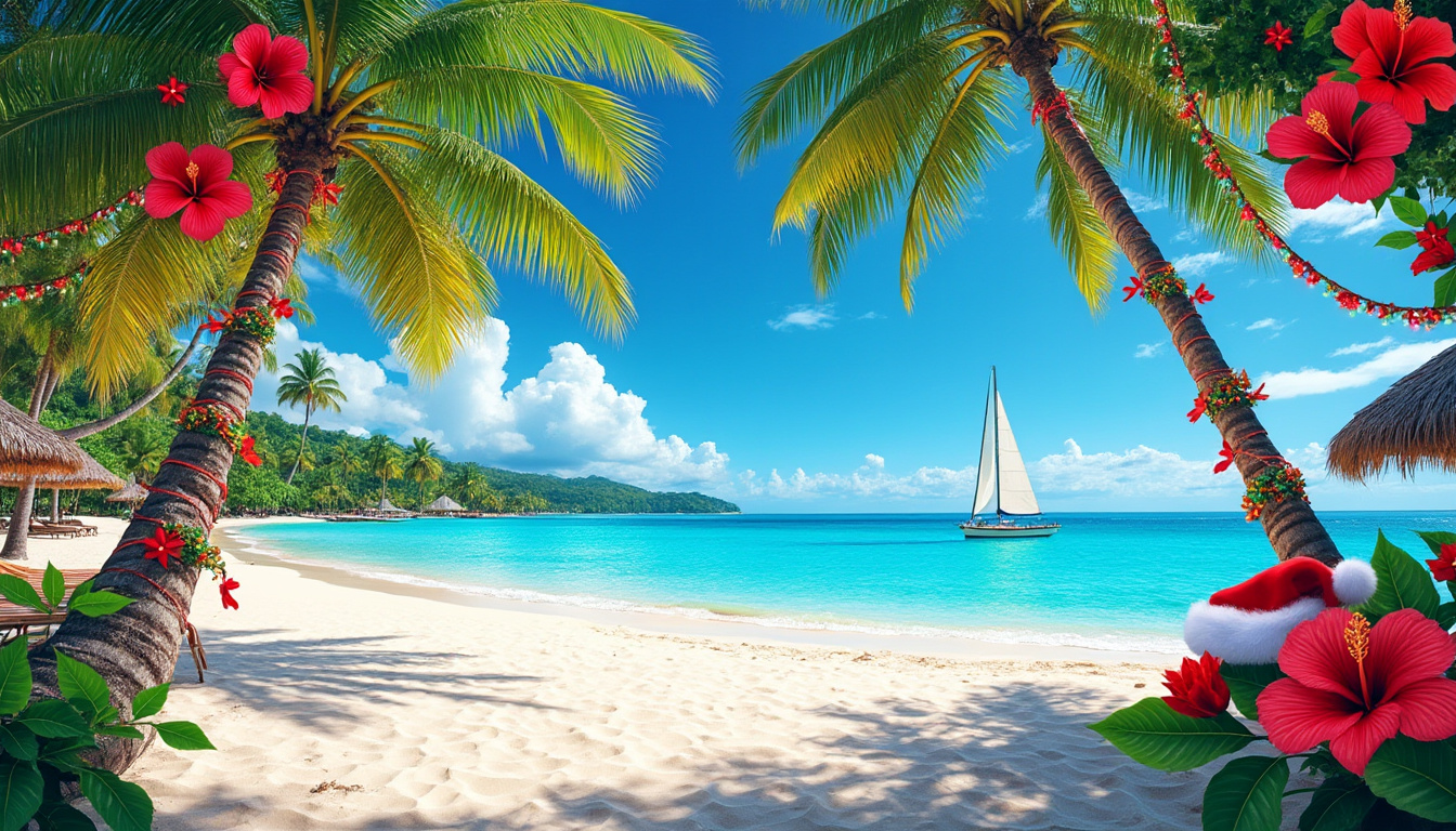 découvrez notre sélection d'îles paradisiaques idéales pour célébrer noël au soleil, les pieds dans le sable. évadez-vous vers des destinations exotiques où chaleur et magie des fêtes se rencontrent pour un noël inoubliable en tongs.