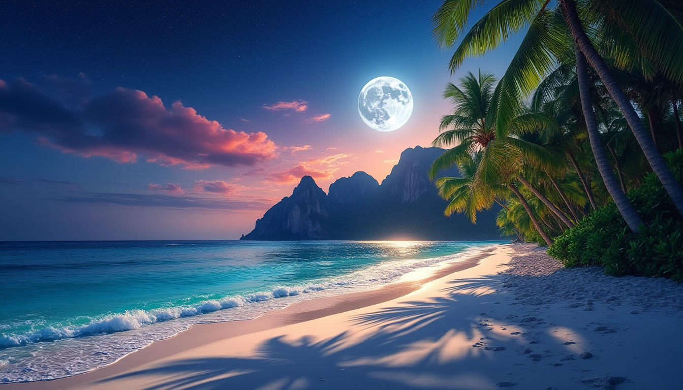 découvrez les îles les plus enchanteuses pour admirer des couchers de lune à couper le souffle. émerveillez-vous devant la beauté des paysages nocturnes et des reflets scintillants sur l'eau. partez à l'aventure et vivez des moments magiques sous la lune dans des destinations idylliques.