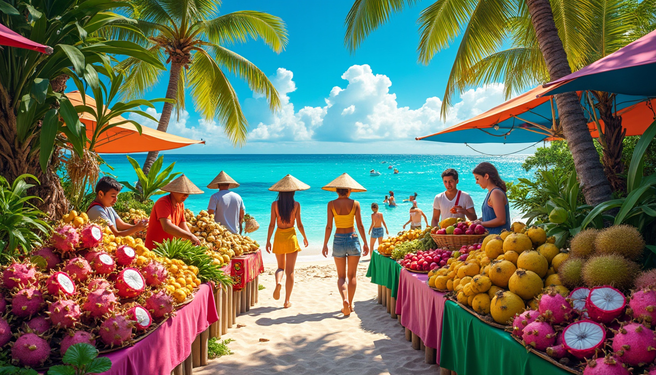 découvrez les îles aux marchés de fruits exotiques les plus étonnants, où des saveurs uniques et des couleurs éclatantes vous attendent. explorez des marchés vibrants regorgeant de mangues juteuses, de papayes sucrées et d'ananas dorés, tout en vivant une expérience culinaire inoubliable au cœur de la nature.