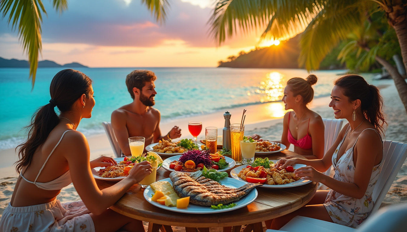découvrez notre sélection des 10 meilleures îles où savourer du poisson grillé les pieds dans le sable. profitez d'une expérience culinaire unique entre soleil, mer turquoise et délices de la mer sur ces paysages idylliques.