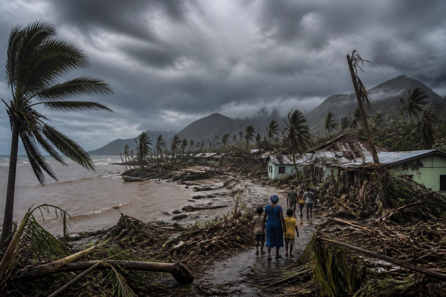 plongez dans un récit captivant d'une expérience intense vécue lors d'un cyclone sur une île tropicale, entre aventure, défis et émotions.