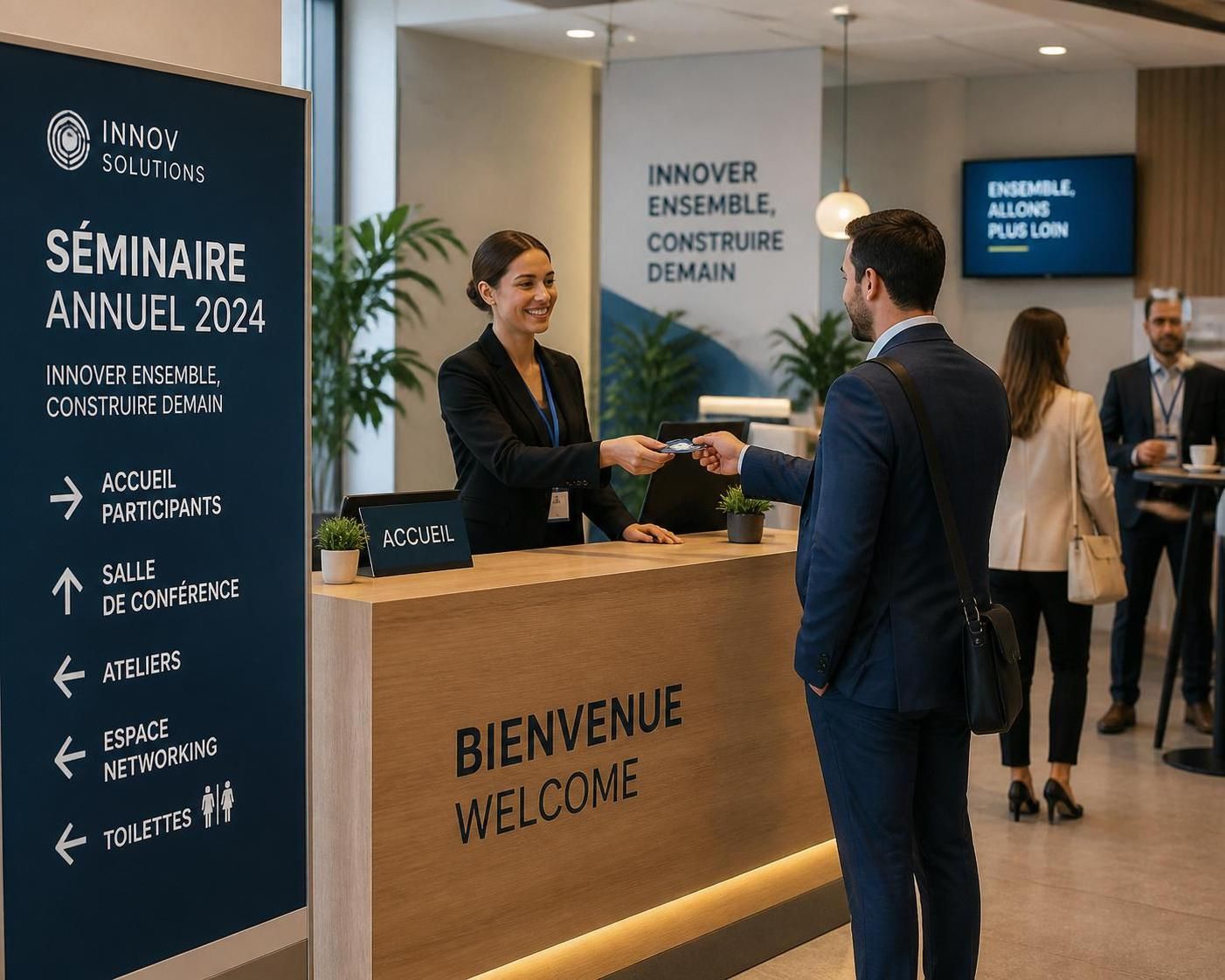 découvrez pourquoi l'accueil lors d'un séminaire d'entreprise est crucial pour créer une première impression positive et réussir votre événement professionnel.