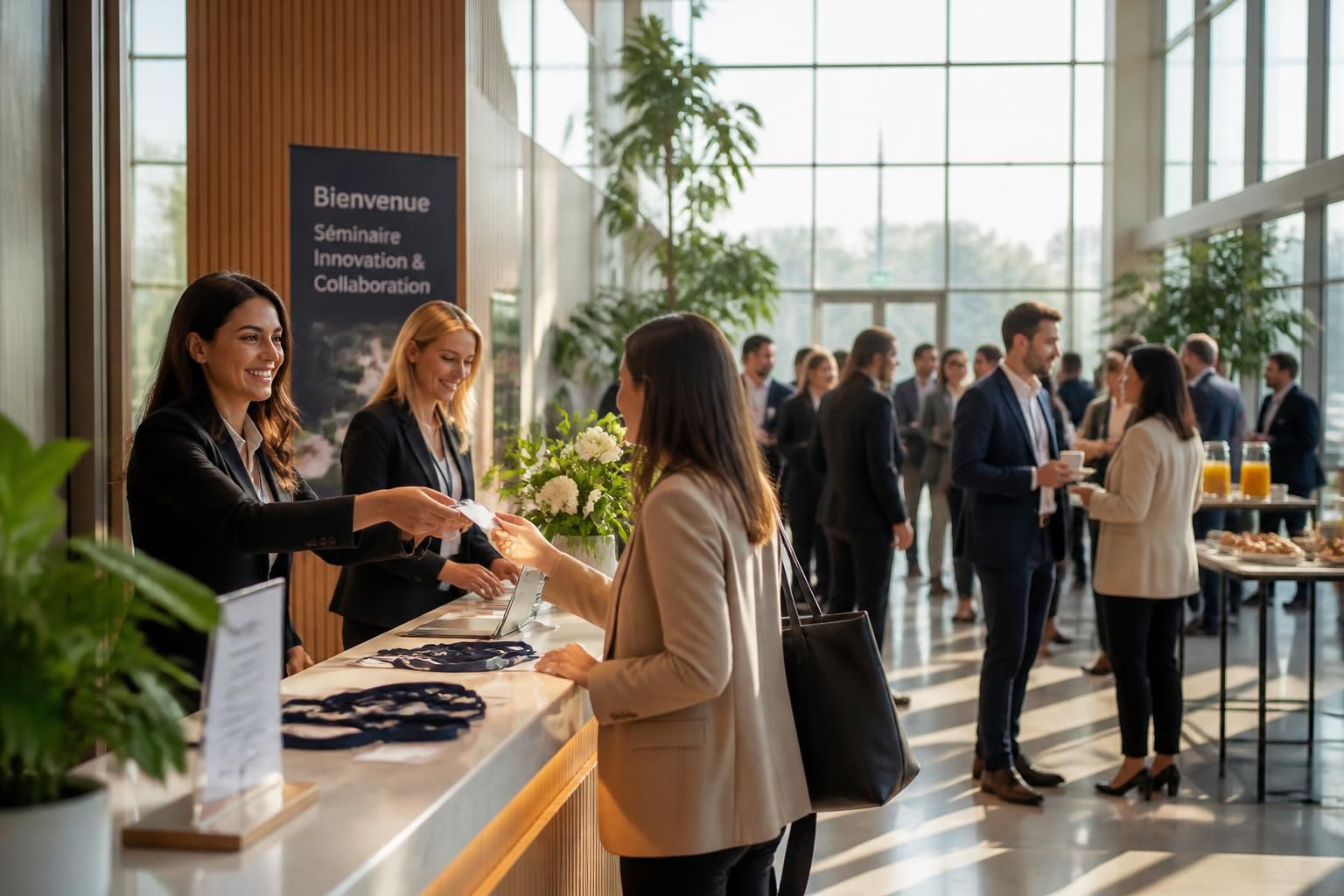 découvrez l'importance de l'accueil lors des séminaires d'entreprise et comment il influence la première impression des participants pour garantir le succès de votre événement.